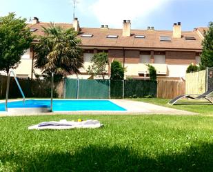 Swimming pool of Apartment for sale in Burgos Capital  with Heating, Private garden and Parquet flooring