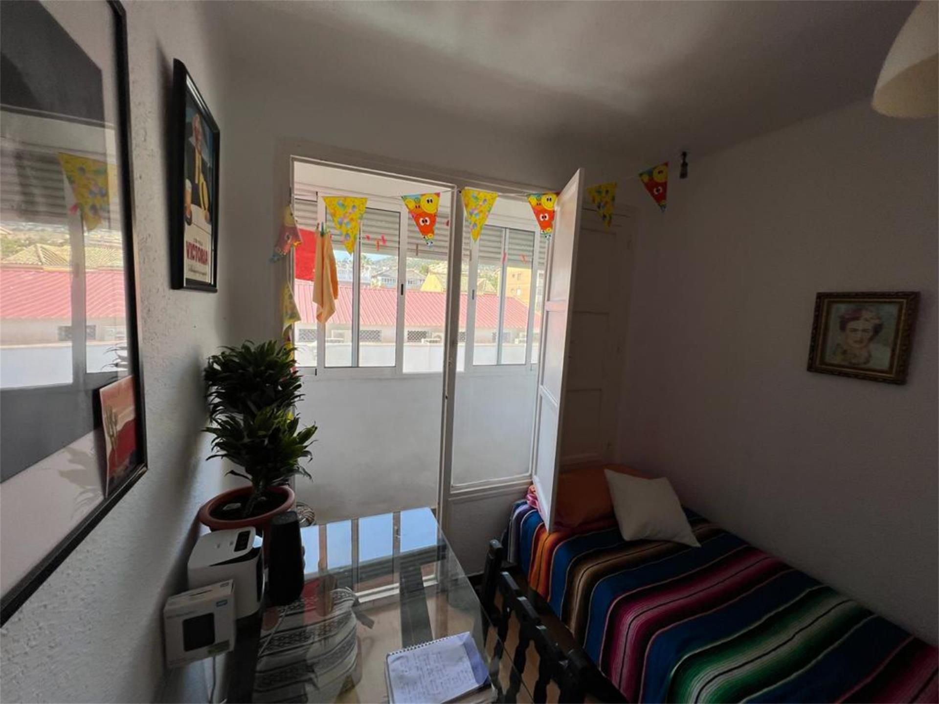Terrassa de Apartament de lloguer en Málaga Capital amb Parquet, Moblat i Microones