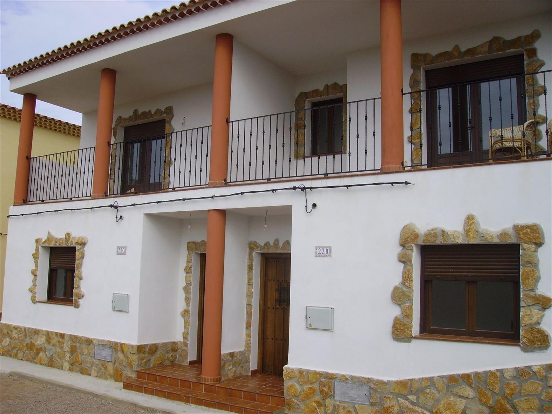 Exterior view of Single-family semi-detached for sale in Molinicos  with Balcony