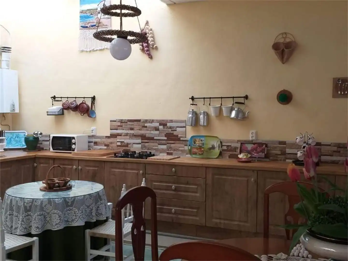Country house zum Verkauf in Calle Defensor de Granada, Alhama de Granada Küche von Country house zum Verkauf in Alhama de Granada mit Terrasse und Balkon