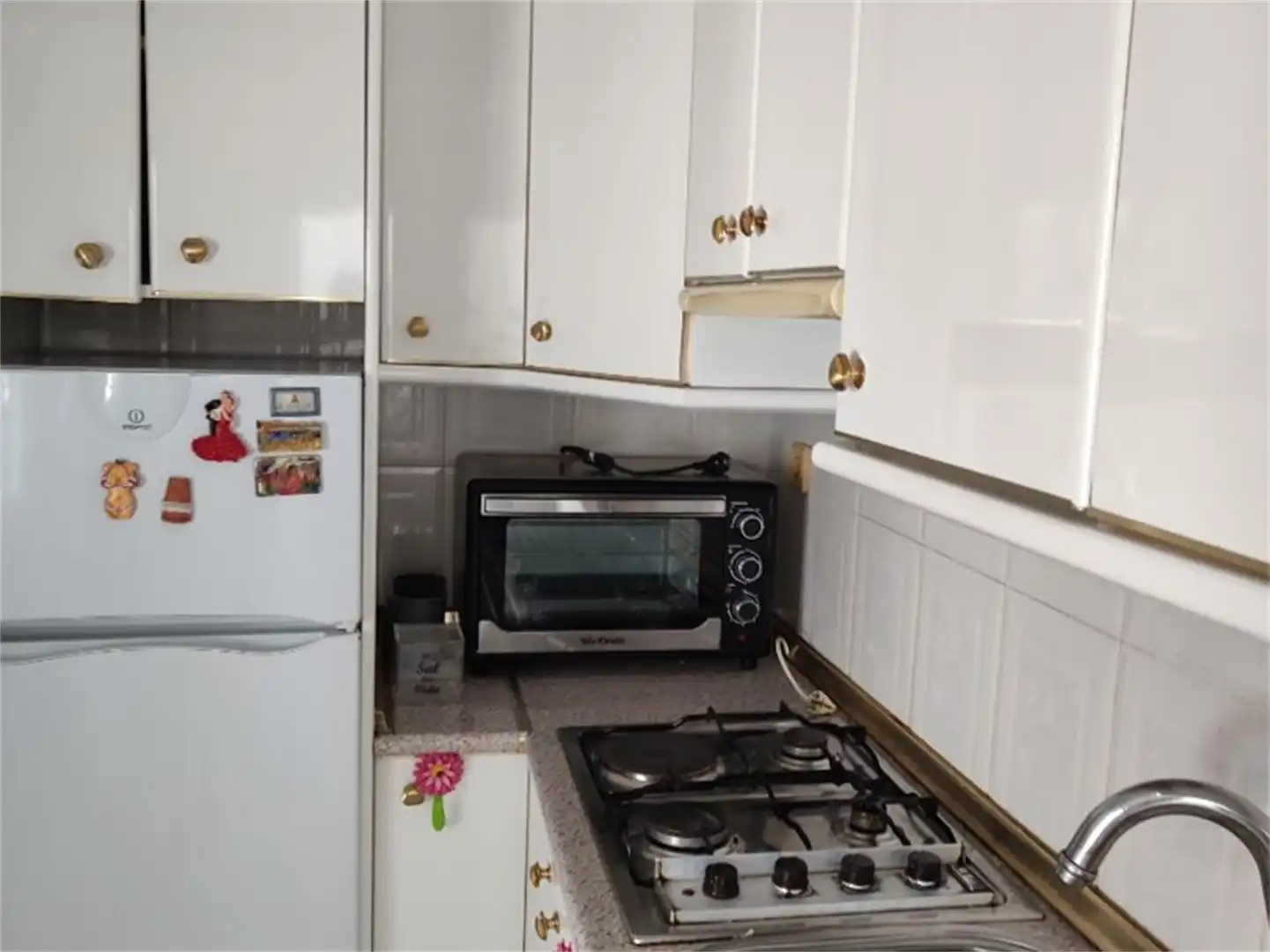 Kitchen of Flat for sale in Alcuéscar  with Air Conditioner, Terrace and Storage room