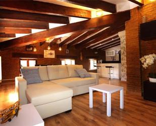 Living room of Attic to rent in  Valencia Capital  with Air Conditioner and Terrace