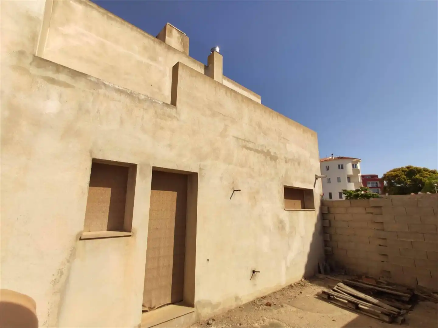 Houses for sale in Avinguda David Russell, 18, Es Migjorn Gran poble Exterior view of Houses for sale in Es Migjorn Gran with Air Conditioner, Heating and Terrace