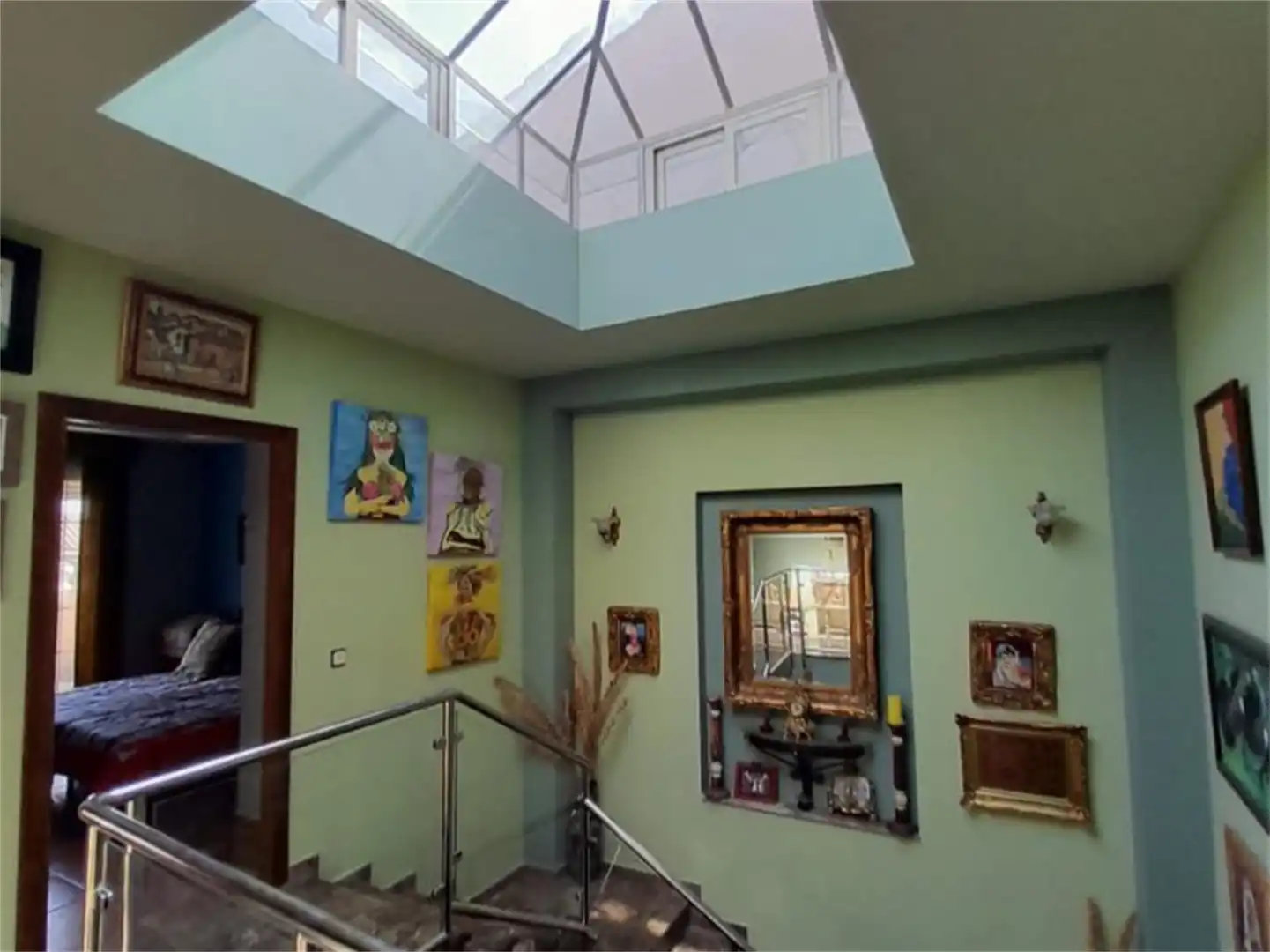 Casa adosada en venda en Viso del Marqués amb Aire condicionat, Jardí privat i Parquet
