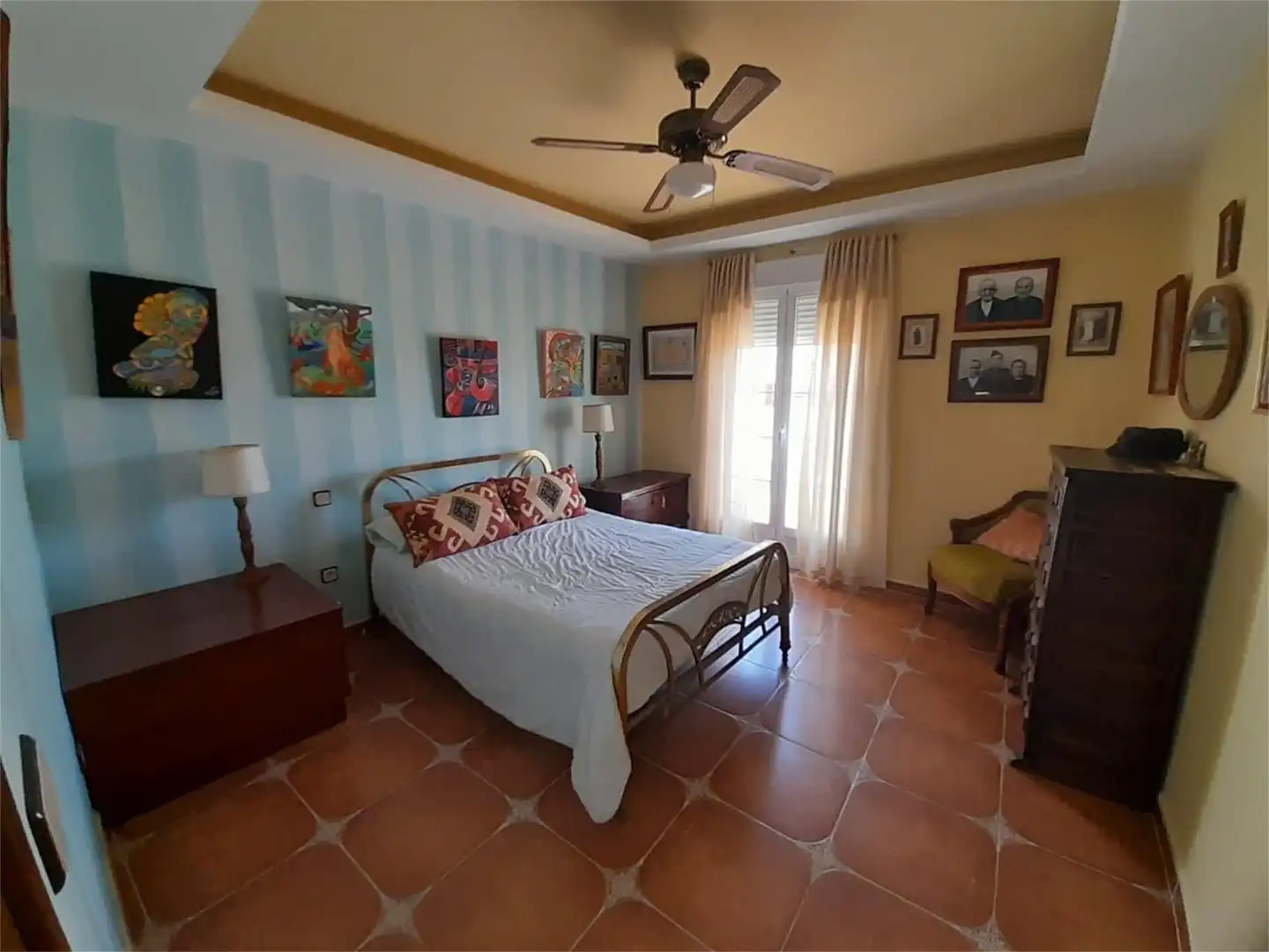 Dormitori de Casa adosada en venda en Viso del Marqués amb Aire condicionat, Jardí privat i Parquet