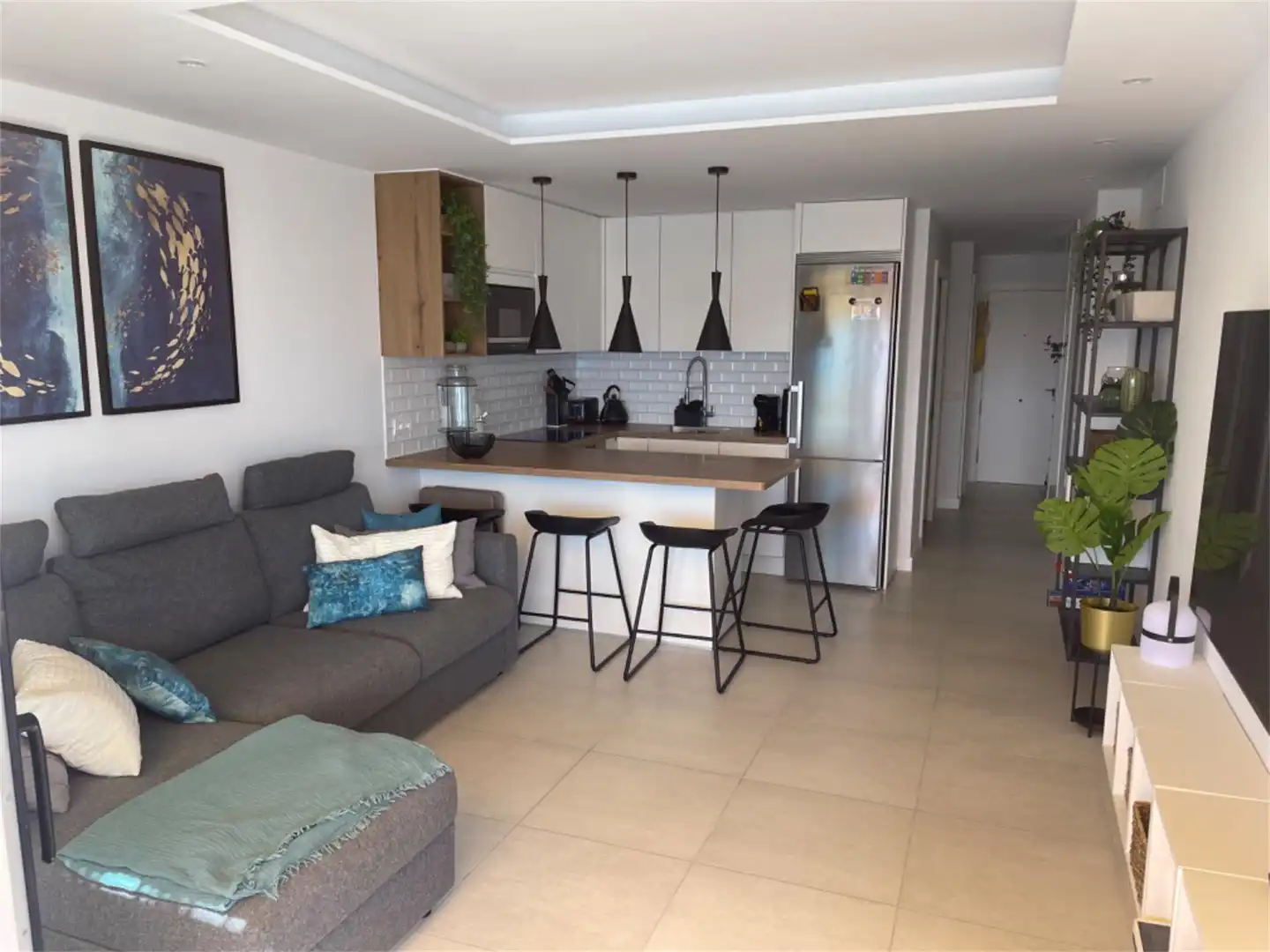 Wohnungen zur Miete in Paseo Costa Canaria, San Agustín - Bahía Feliz Küche von Wohnungen zur Miete in San Bartolomé de Tirajana mit Terrasse und Möbliert