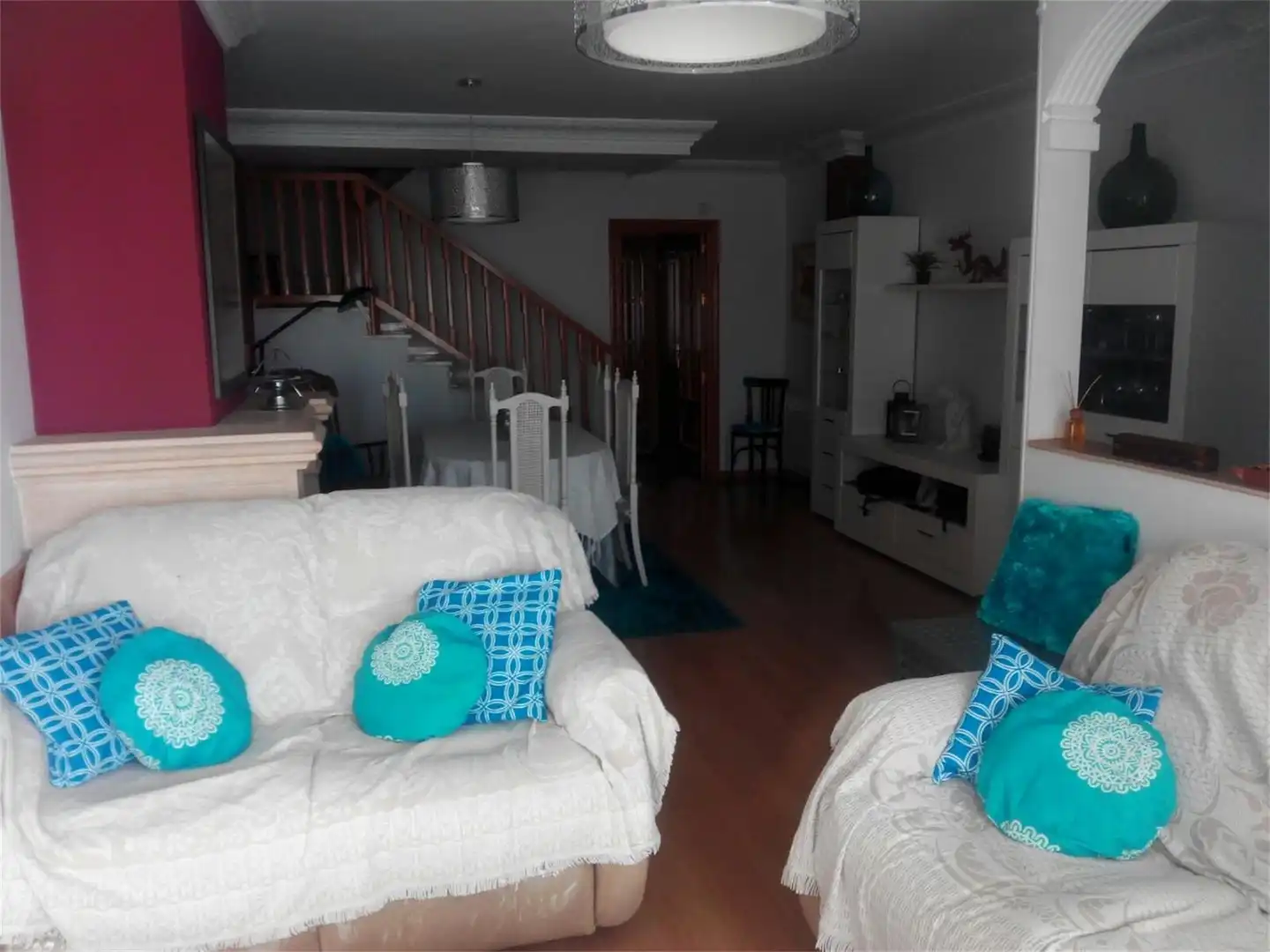 Sala de estar de Casa o chalet para compartir en Albacete con Calefacción, Parquet y Terraza