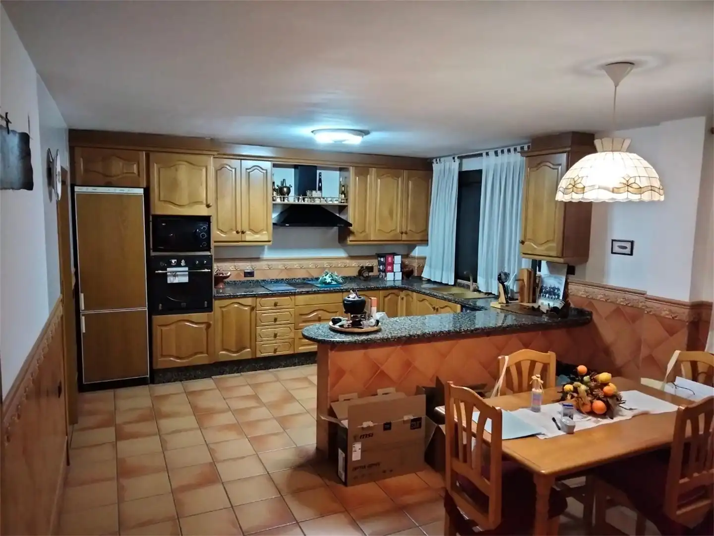 Küche von Maisonette zum Verkauf in Almazora / Almassora mit Klimaanlage, Heizung und Terrasse