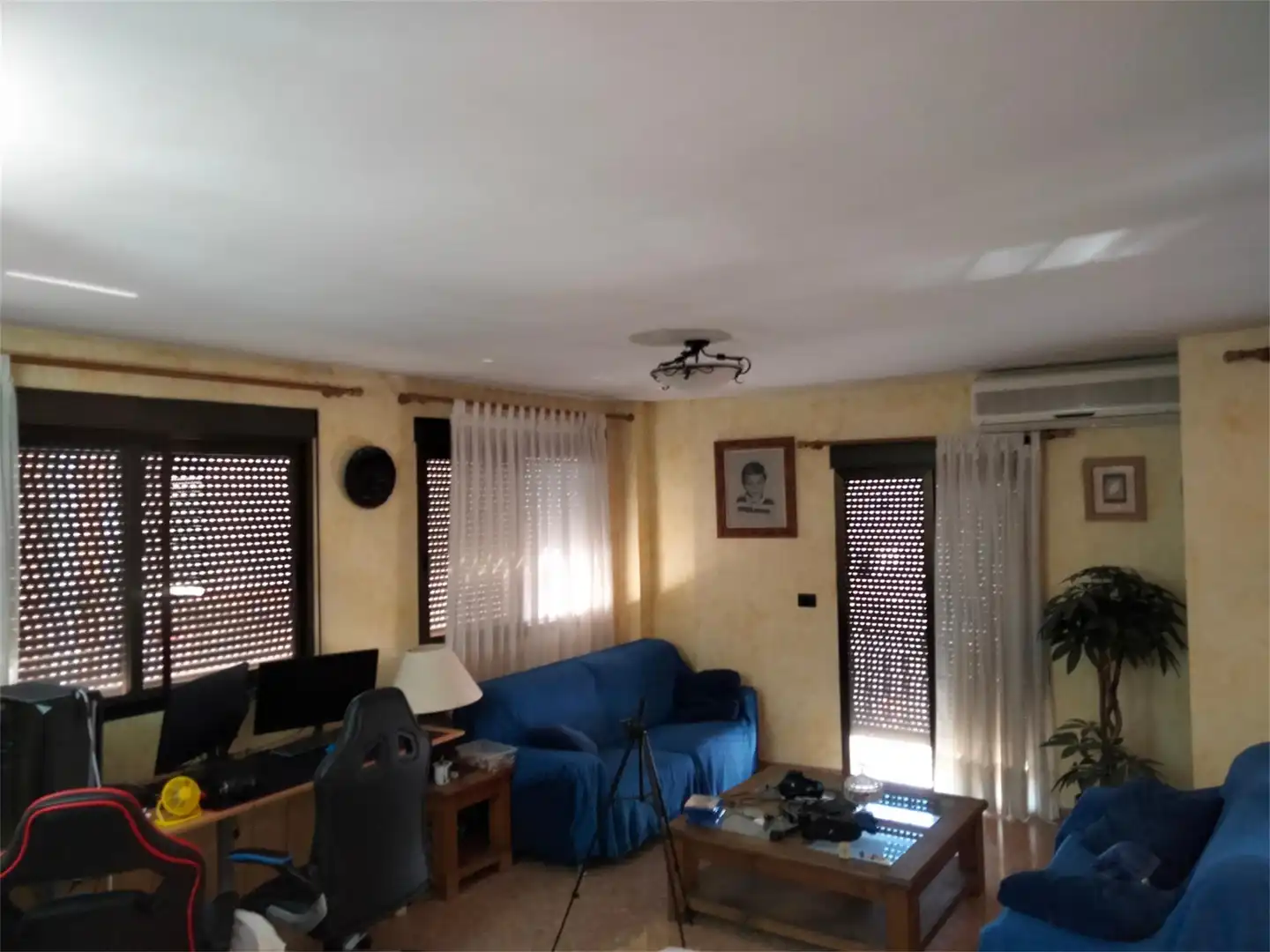 Wohnzimmer von Maisonette zum Verkauf in Almazora / Almassora mit Klimaanlage, Heizung und Terrasse