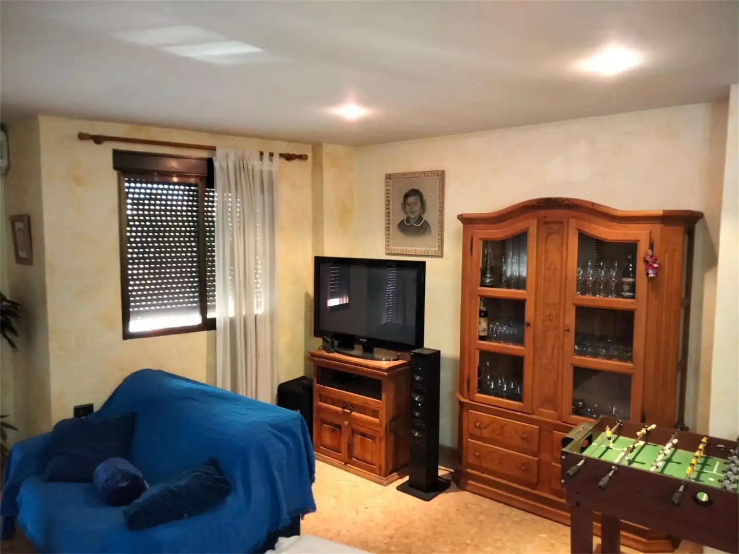 Wohnzimmer von Maisonette zum Verkauf in Almazora / Almassora mit Klimaanlage, Heizung und Terrasse
