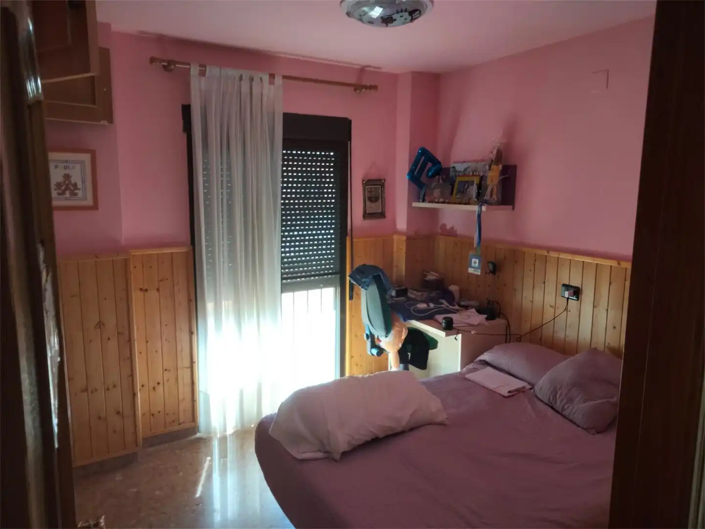 Schlafzimmer von Maisonette zum Verkauf in Almazora / Almassora mit Klimaanlage, Heizung und Terrasse