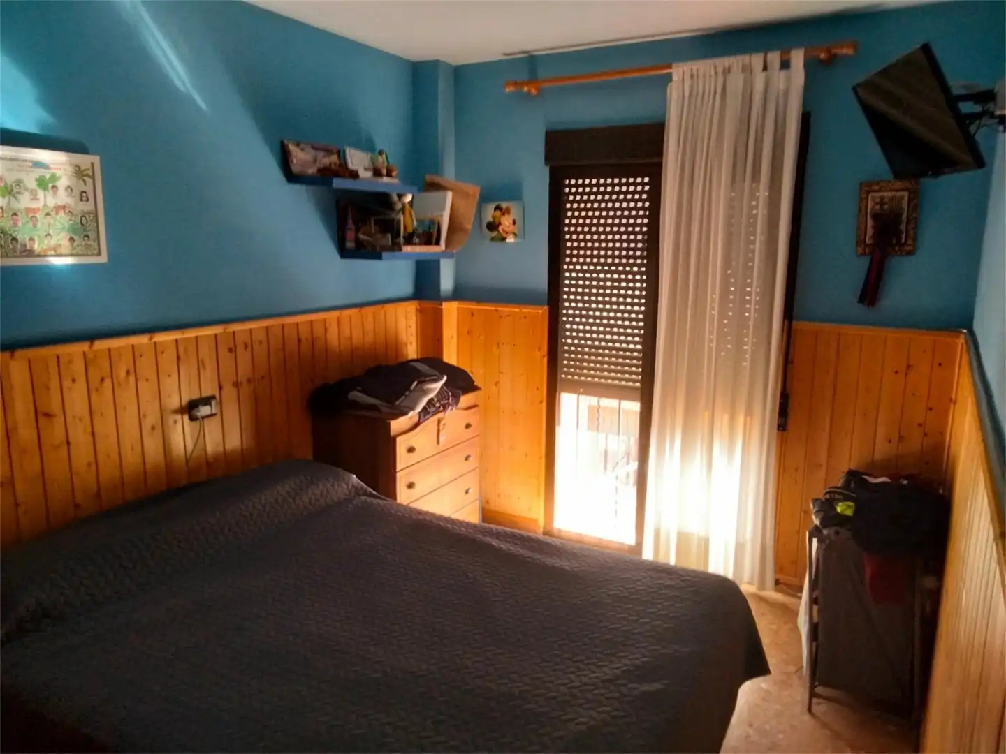 Schlafzimmer von Maisonette zum Verkauf in Almazora / Almassora mit Klimaanlage, Heizung und Terrasse