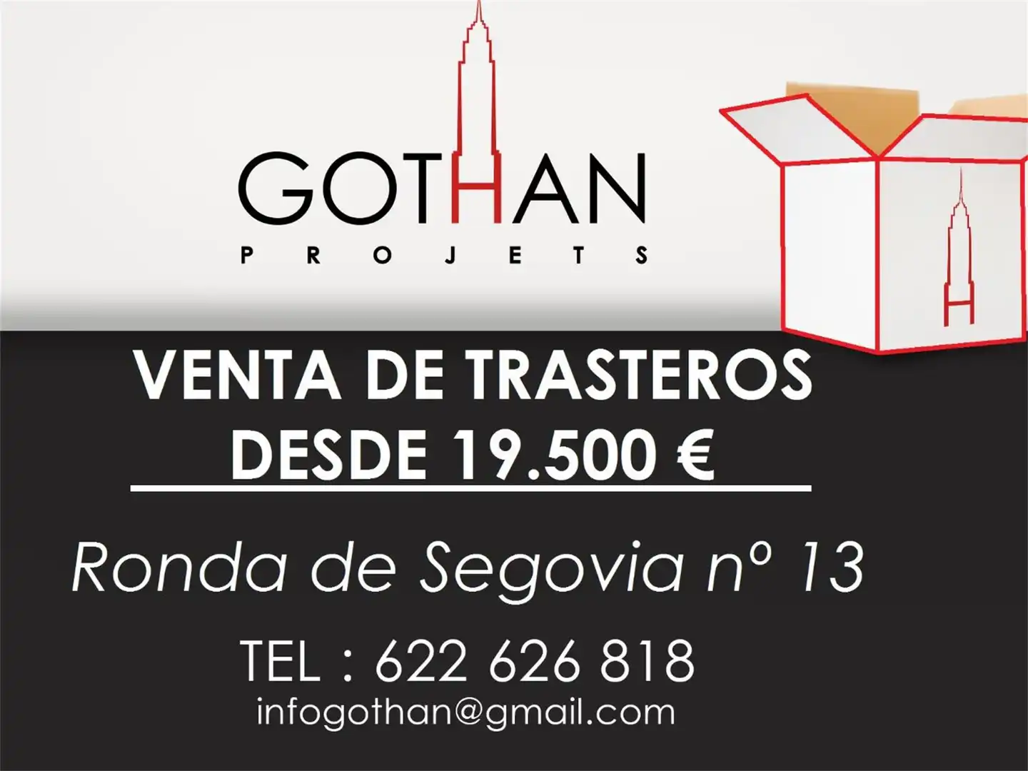 Traster en venda en Madrid