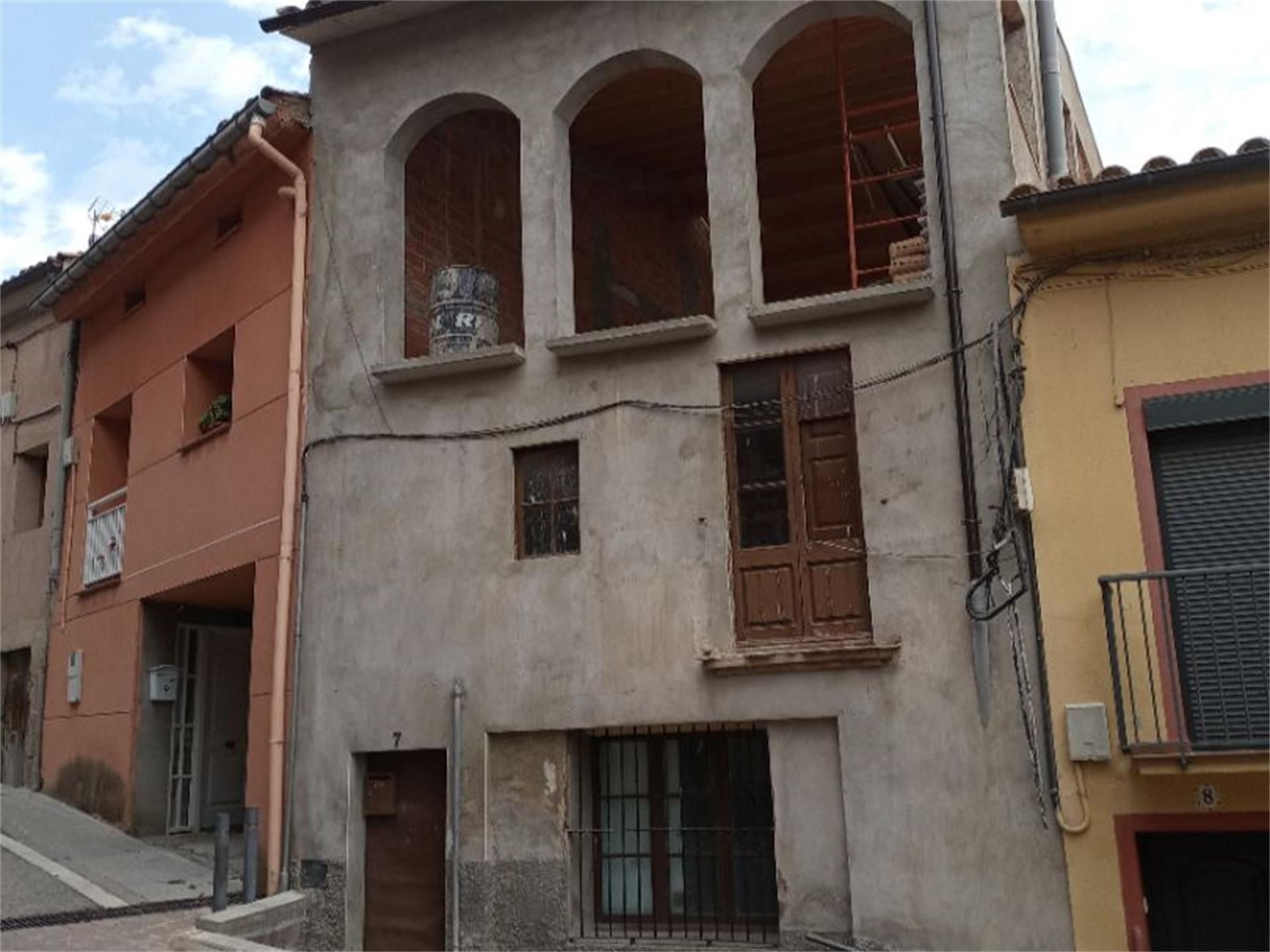 Exterior view of Single-family semi-detached for sale in Berga  with Private garden