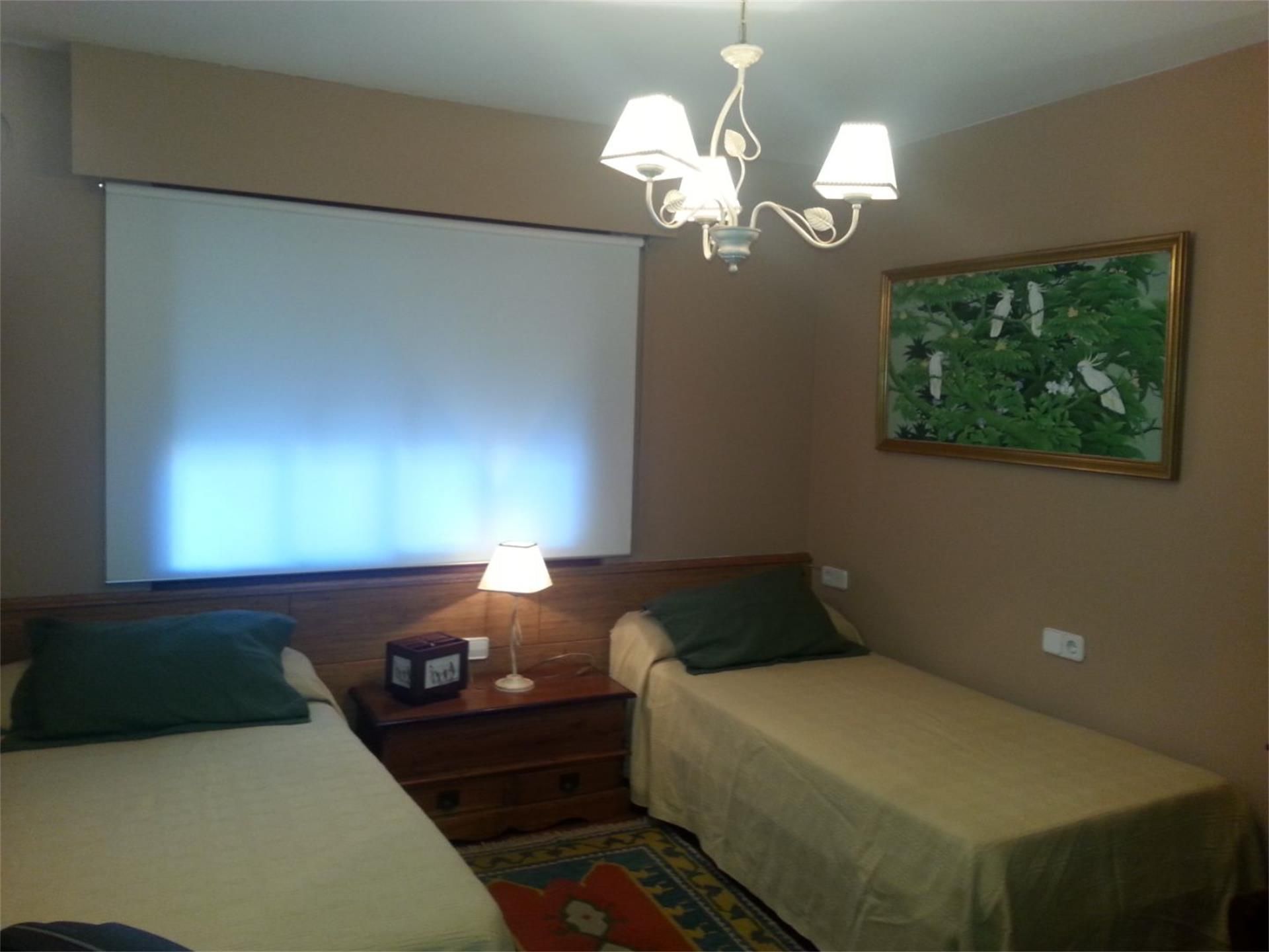 Bedroom of Flat to rent in O Grove    with Heating, Parquet flooring and Furnished