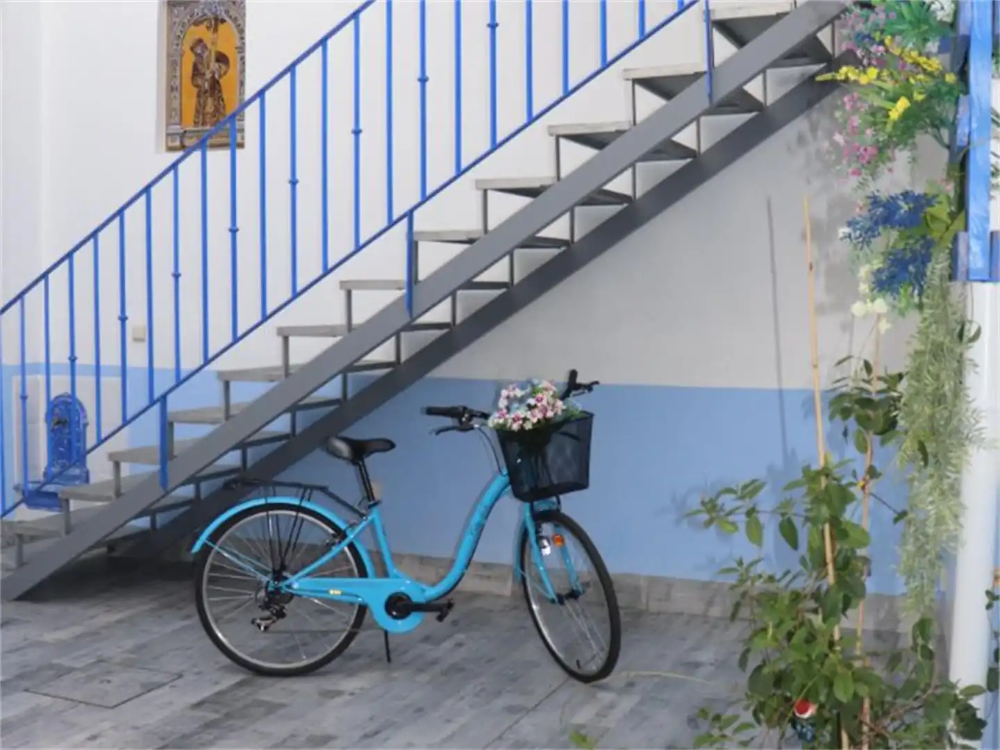 Einfamilien-Reihenhaus zum Verkauf in Calle Bizcocheros, Centro Außenansicht von Einfamilien-Reihenhaus zum Verkauf in Jerez de la Frontera mit Klimaanlage, Terrasse und Balkon