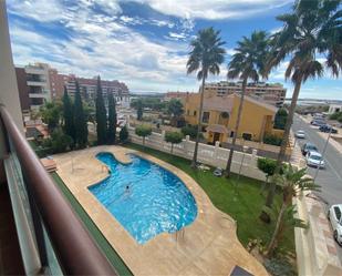 Exterior view of Flat for sale in Roquetas de Mar  with Air Conditioner, Heating and Private garden