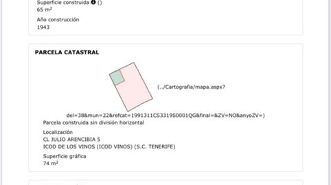 Foto 3 de Casa adosada en venta en Calle Julio Arencibia, 5, Icod de los Vinos pueblo, Icod de los Vinos