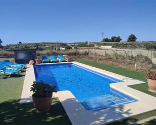 Swimming pool of House or chalet for sale in Teulada  with Air Conditioner, Terrace and Swimming Pool