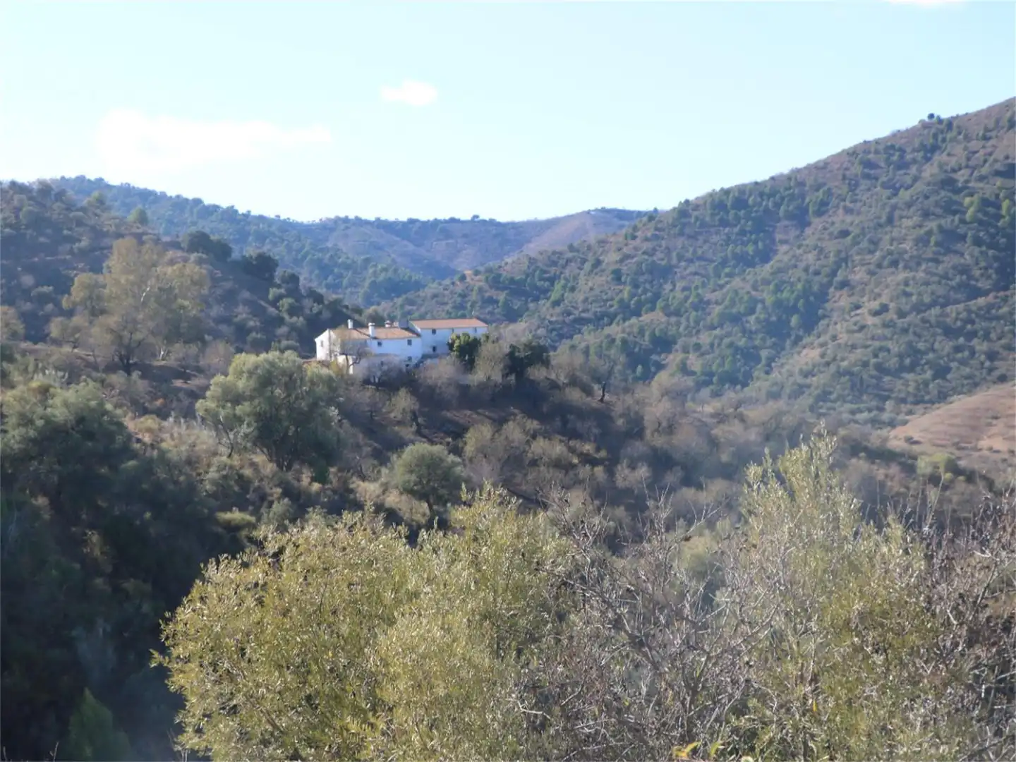 Finca rústica en venta en Carretera de Comares, Olías Vista exterior de Finca rústica en venta en Málaga con Aire acondicionado, Jardín privado y Terraza