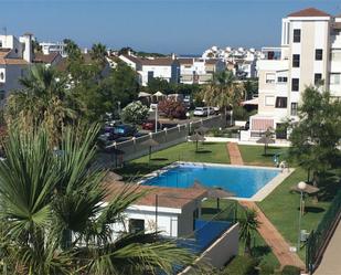 Exterior view of Flat for sale in El Portil  with Terrace, Swimming Pool and Balcony