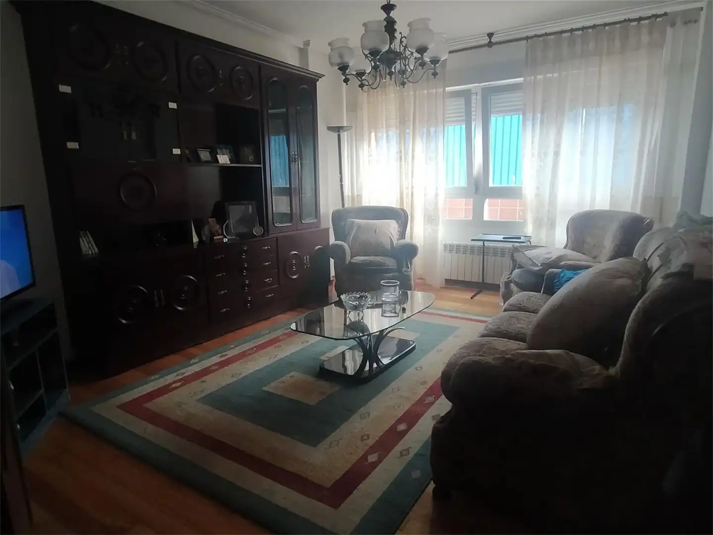 Piso en venta en Barrio Matamorosa, Campoo de Enmedio Sala de estar de Piso en venta en Campoo de Enmedio con Calefacción, Parquet y Terraza