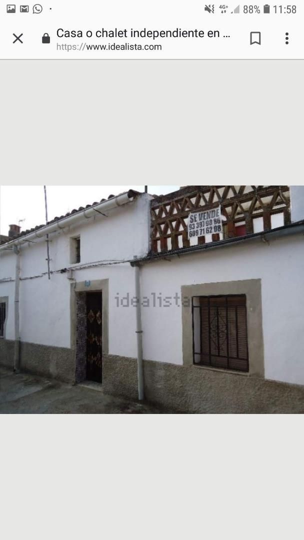 Exterior view of Single-family semi-detached for sale in Castilblanco  with Terrace