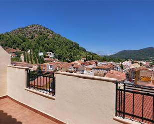 Exterior view of Single-family semi-detached for sale in La Pobla de Tornesa  with Air Conditioner, Terrace and Balcony