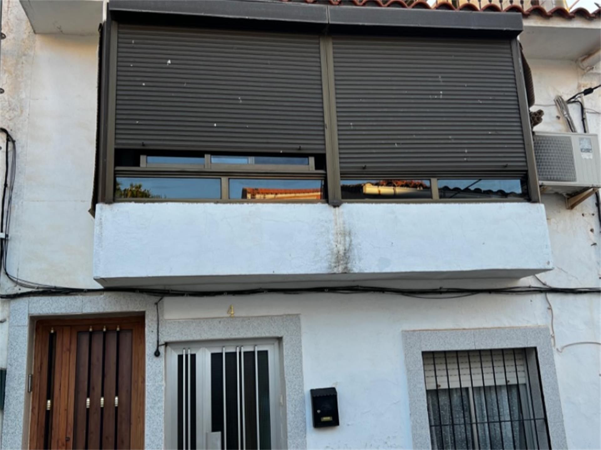 Exterior view of Flat for sale in Alcuéscar  with Air Conditioner, Terrace and Furnished