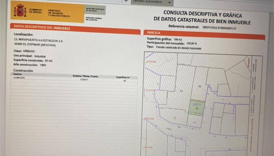 Photo 1 of Premises for sale in Núcleo la Estación del Espinar, 3, Estación del Espinar, Segovia