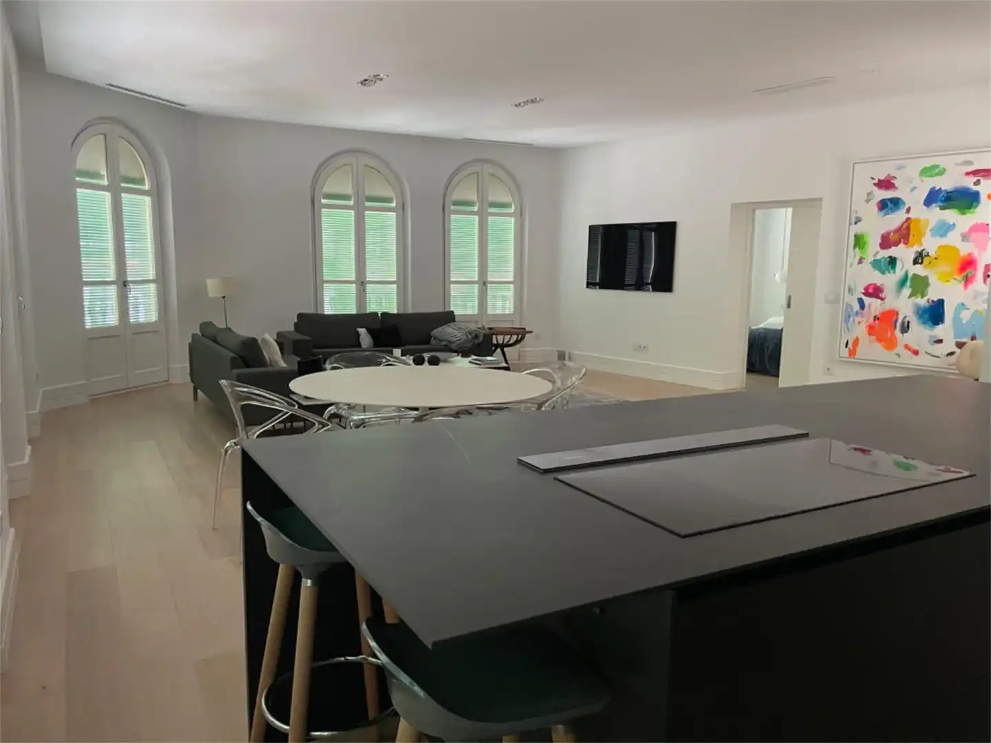 Flat for sale in Rúa Doutor Marañón, Casco Viejo Living room of Flat for sale in Ourense Capital with Air Conditioner, Heating and Parquet flooring