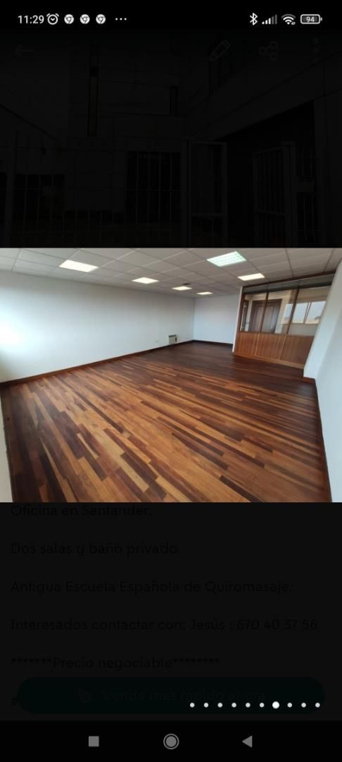 Oficina en venda a Calle Corceño, Alisal - San Román Oficina en venda en Santander amb Parquet