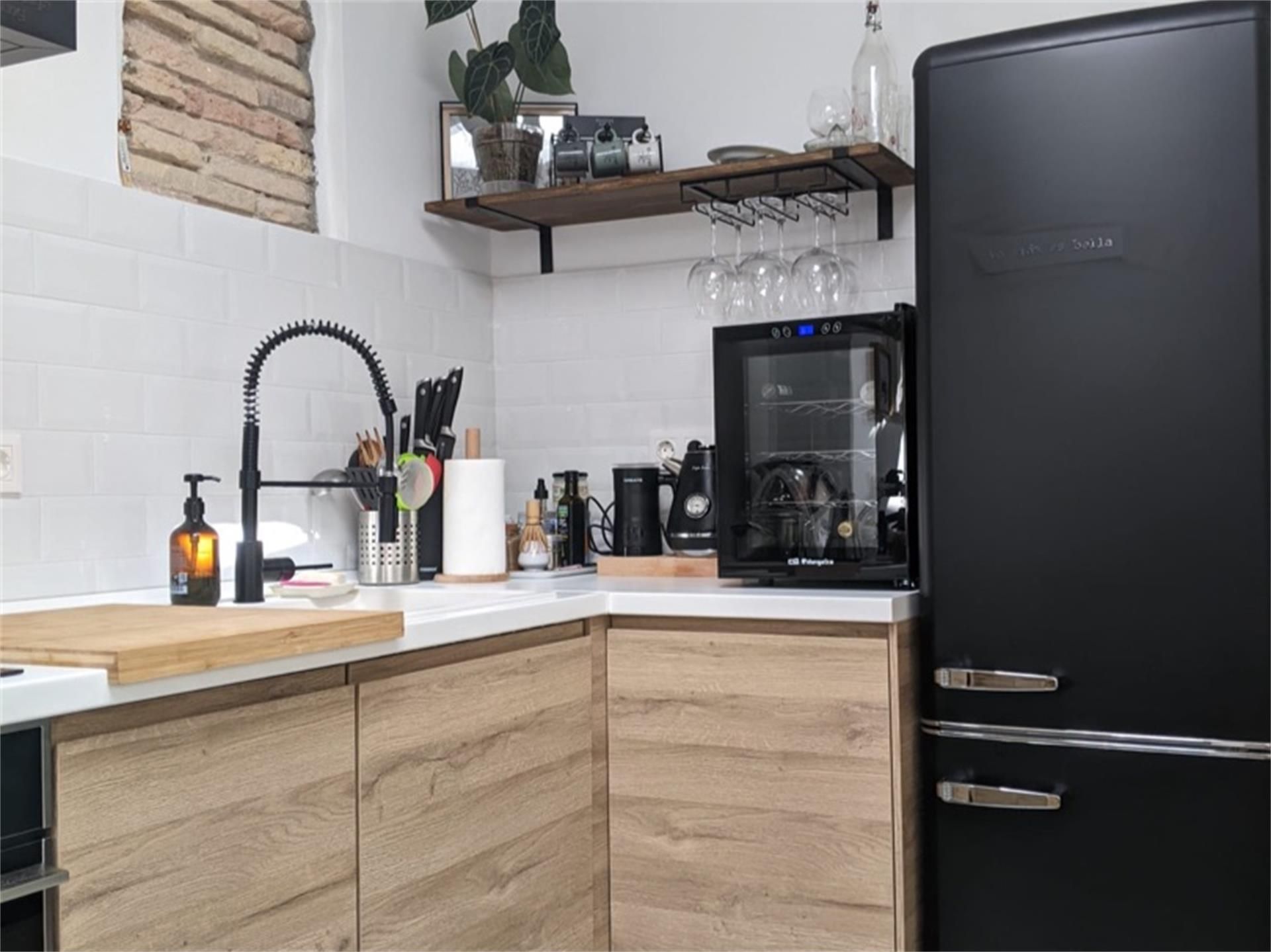 Kitchen of Attic for sale in Puente la Reina / Gares  with Terrace and Furnished