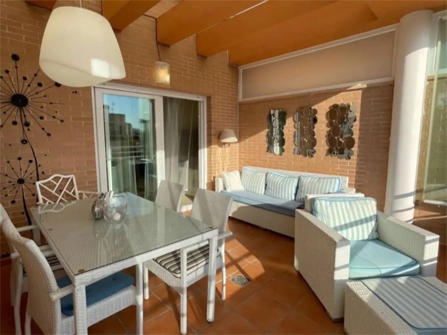 Terrace of Apartments for sale in Calpe / Calp  with Air Conditioner, Terrace and Furnished