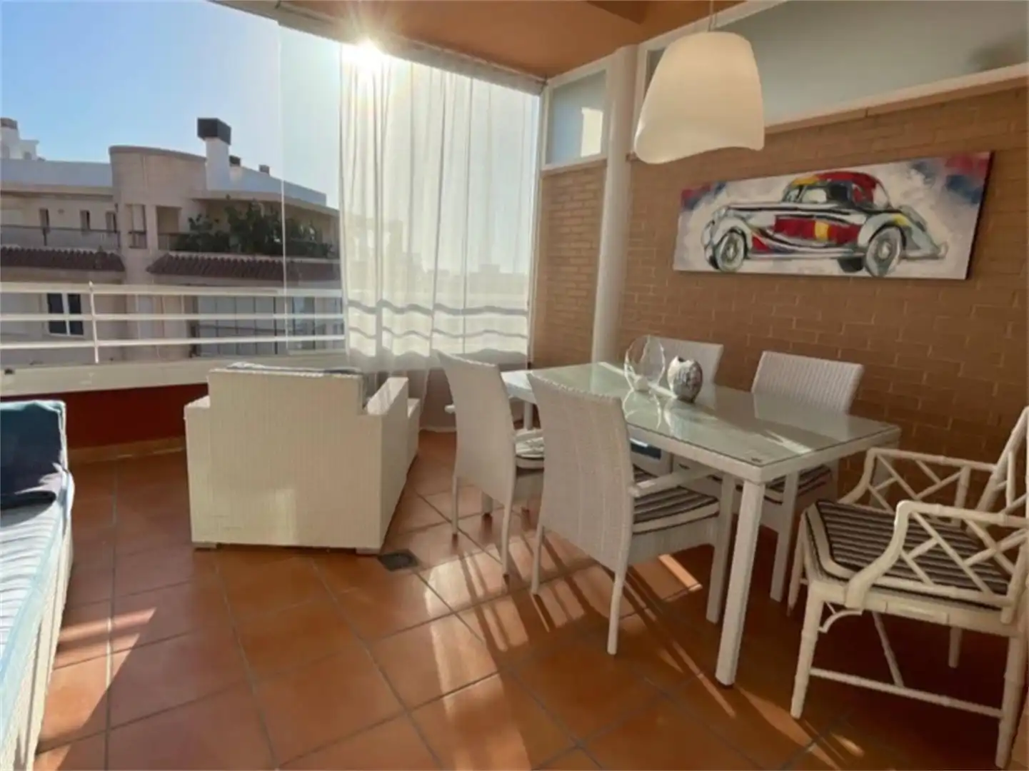 Dining room of Apartments for sale in Calpe / Calp  with Air Conditioner, Terrace and Furnished