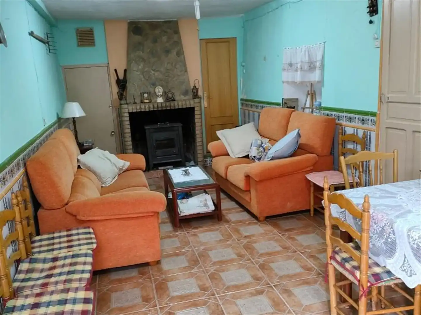 Sala de estar de Casa adosada en venta en Higueruela