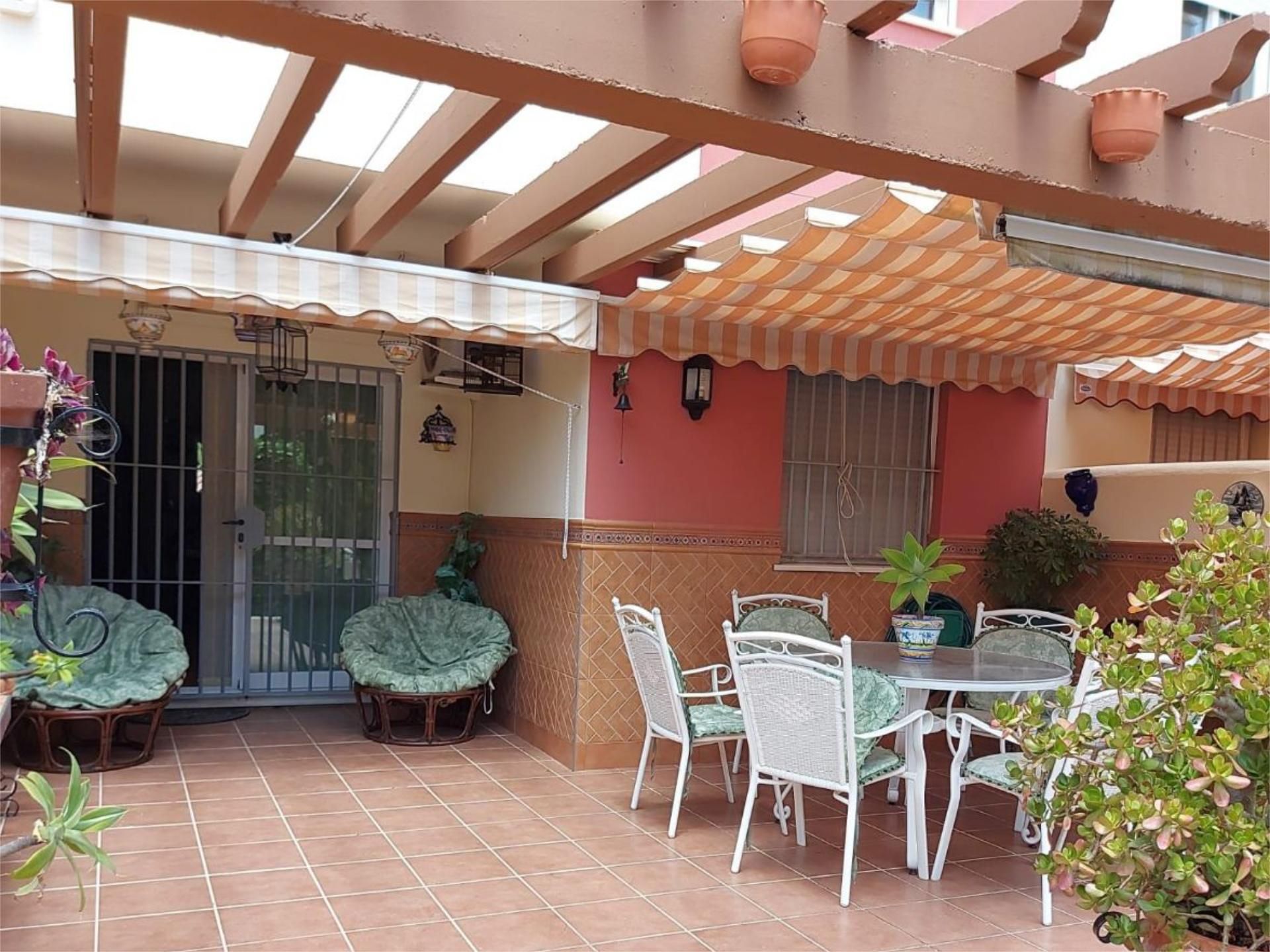 Terrasse von Wohnungen miete in Sanlúcar de Barrameda mit Klimaanlage, Heizung und Privatgarten
