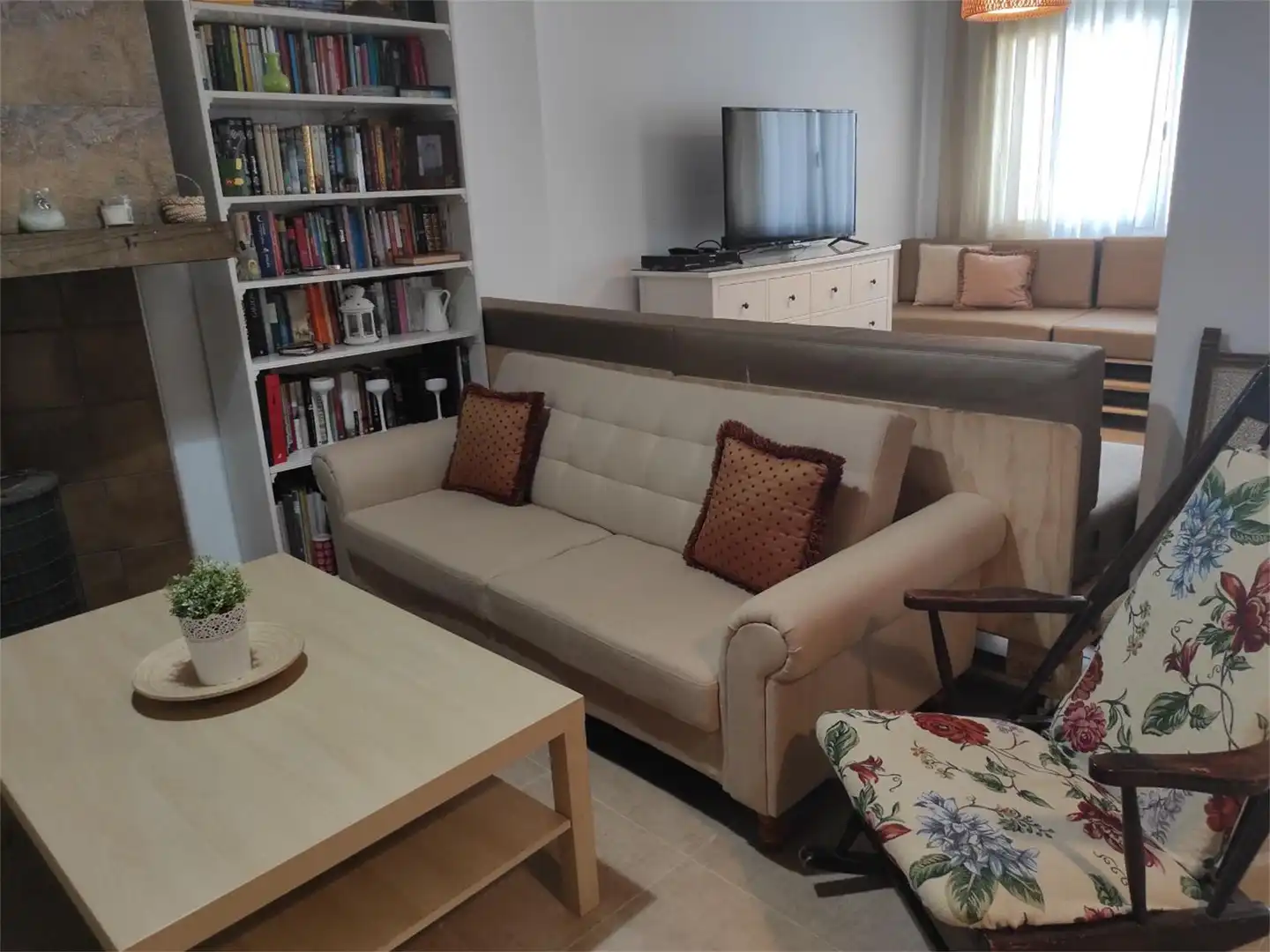 Country house zur Miete in Calle San Pedro, 16, Pinet Wohnzimmer von Country house zur Miete in Pinet mit Klimaanlage, Heizung und Privatgarten