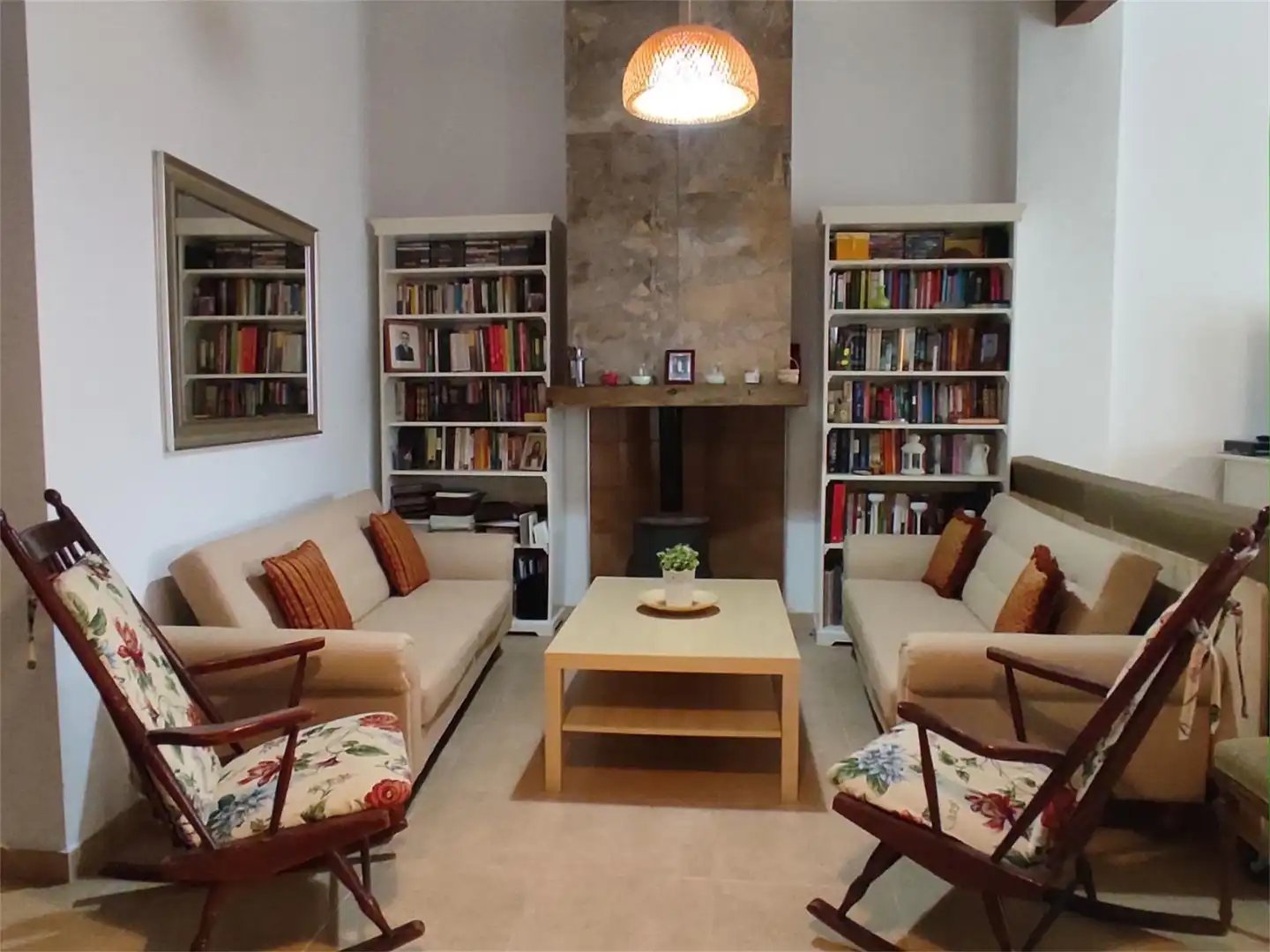 Country house zur Miete in Calle San Pedro, 16, Pinet Wohnzimmer von Country house zur Miete in Pinet mit Klimaanlage, Heizung und Privatgarten