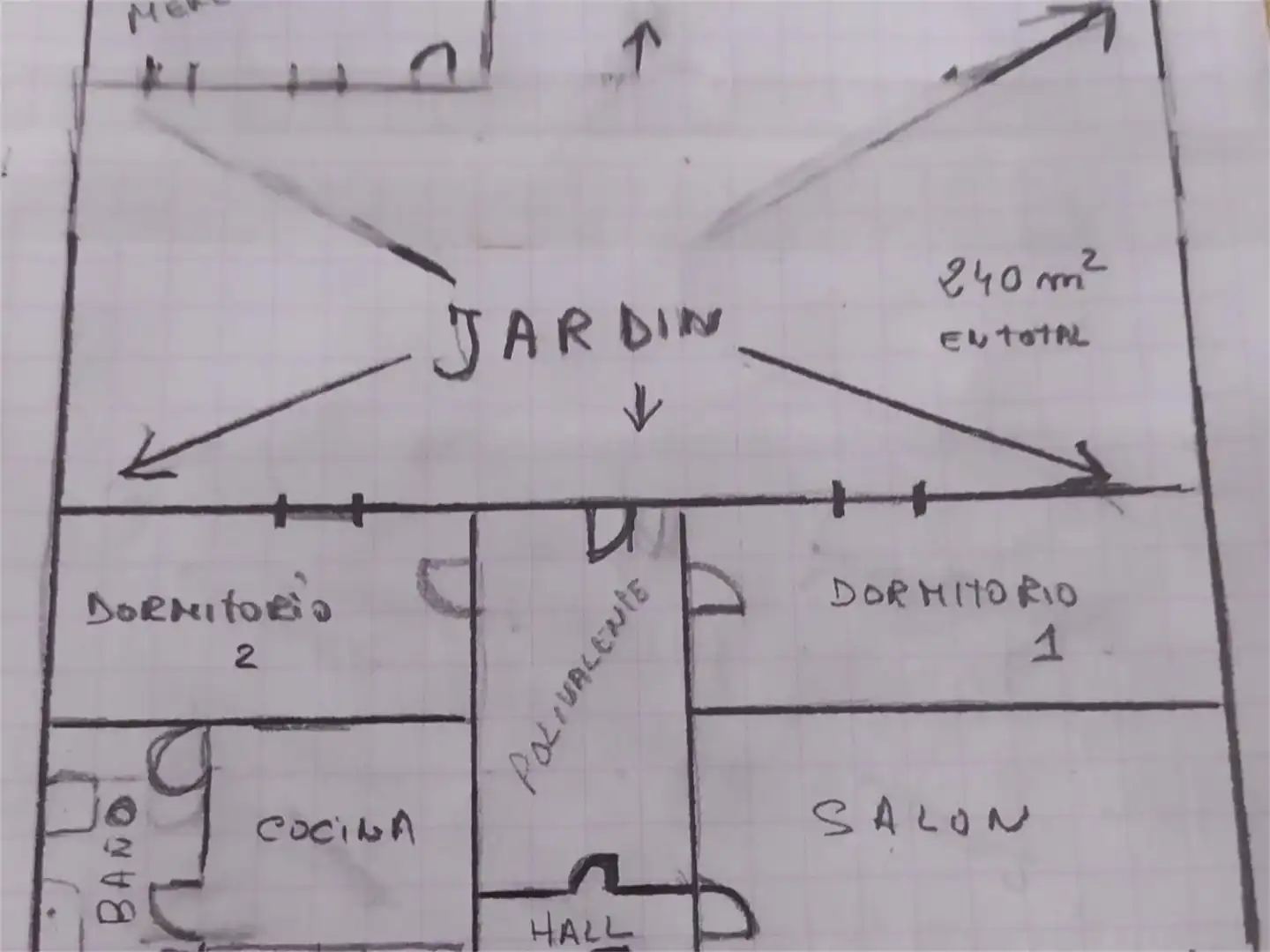 Jardín de Planta baja en venta en La Bañeza  con Jardín privado