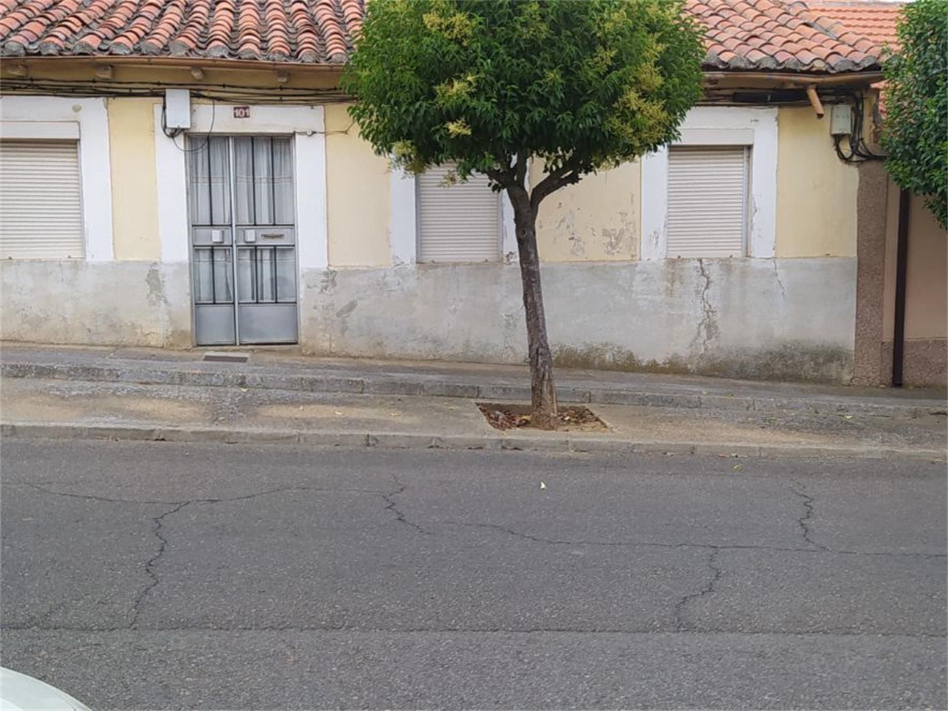 Vista exterior de Planta baixa en venda en La Bañeza  amb Jardí privat