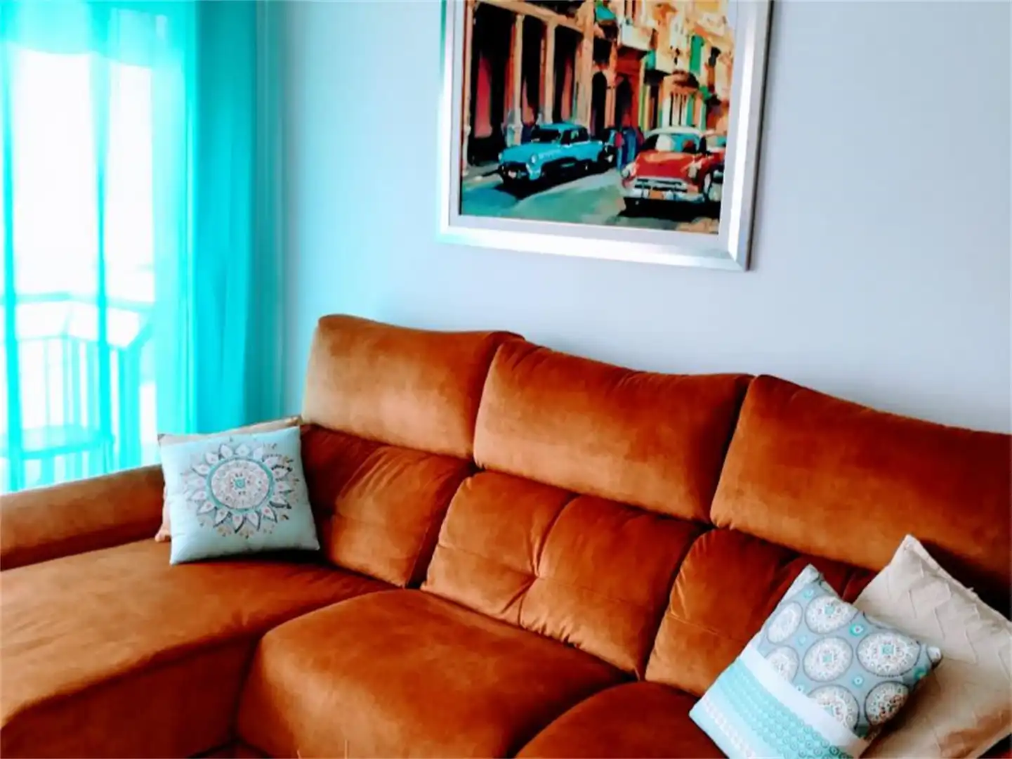 Piso en venta en Carrer D'en Cubias, Tueda Sala de estar de Piso en venta en Sant Feliu de Guíxols con Aire acondicionado y Balcón