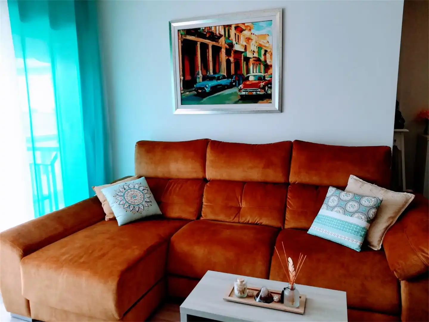 Piso en venta en Carrer D'en Cubias, Tueda Sala de estar de Piso en venta en Sant Feliu de Guíxols con Aire acondicionado y Balcón