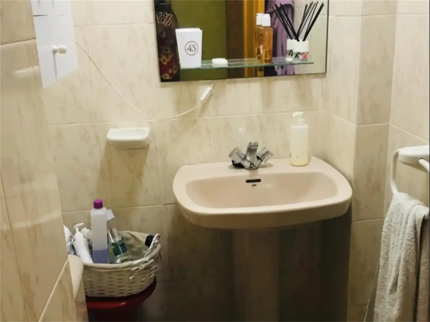 Bathroom of Flat for rent in Águilas  with Air Conditioner, Furnished and Balcony