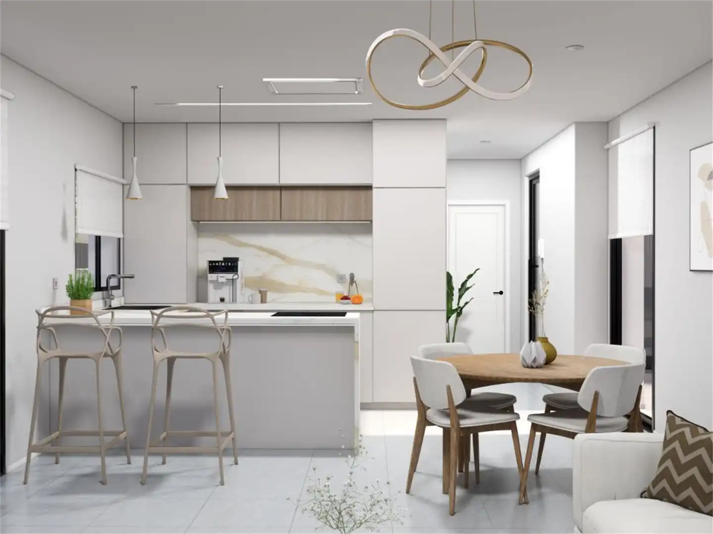 Casa o chalet en venta en El Pinar de Campoverde Cocina de Casa o chalet en venta en Pilar de la Horadada con Aire acondicionado, Calefacción y Jardín privado