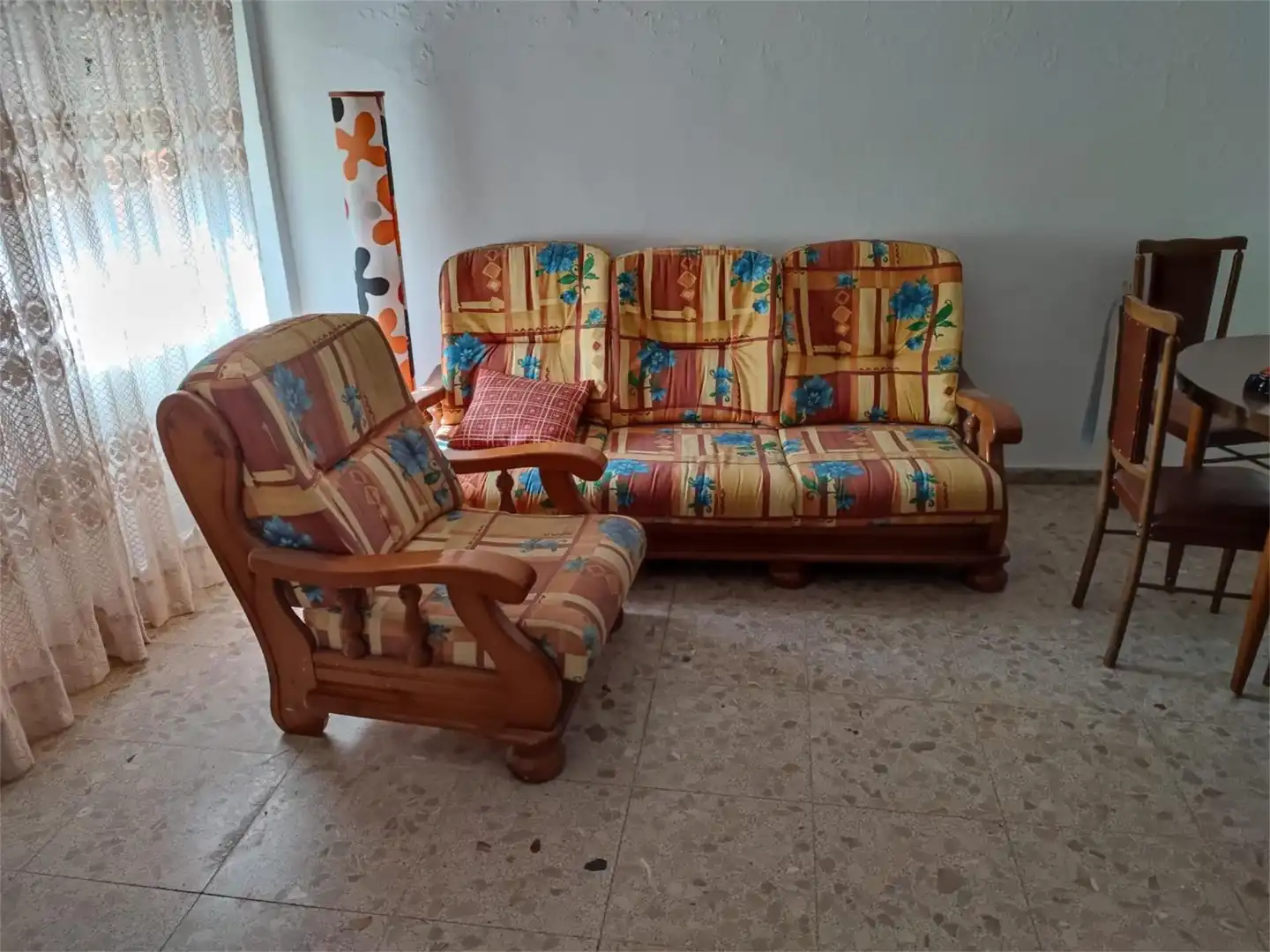 Sala de estar de Casa adosada en venta en Alhambra con Terraza y Balcón