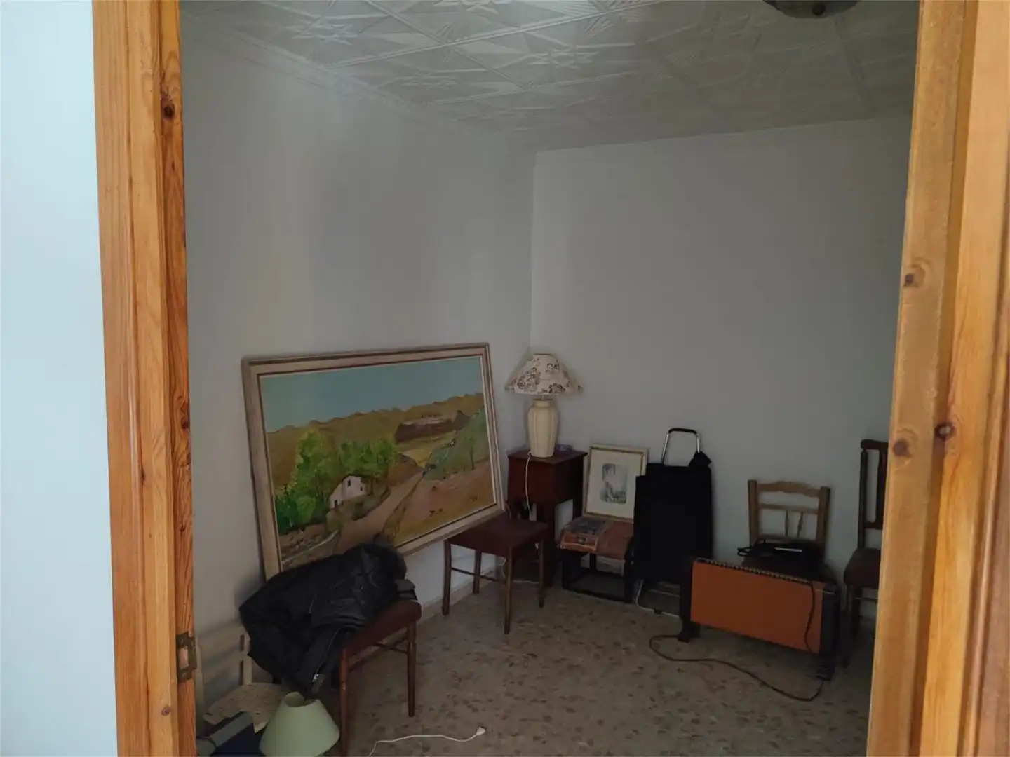 Sala de estar de Casa adosada en venta en Alhambra con Terraza y Balcón
