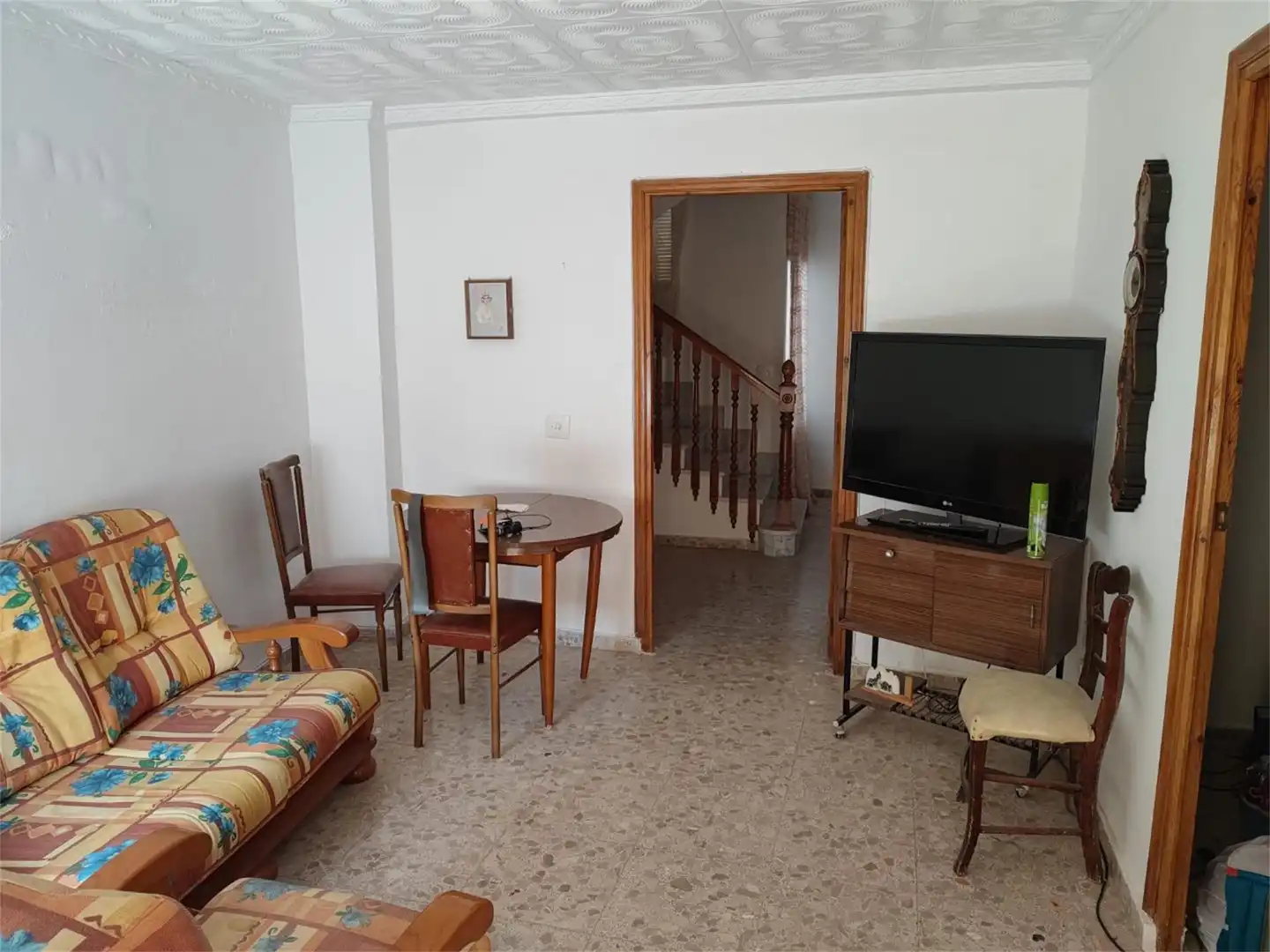 Sala de estar de Casa adosada en venta en Alhambra con Terraza y Balcón