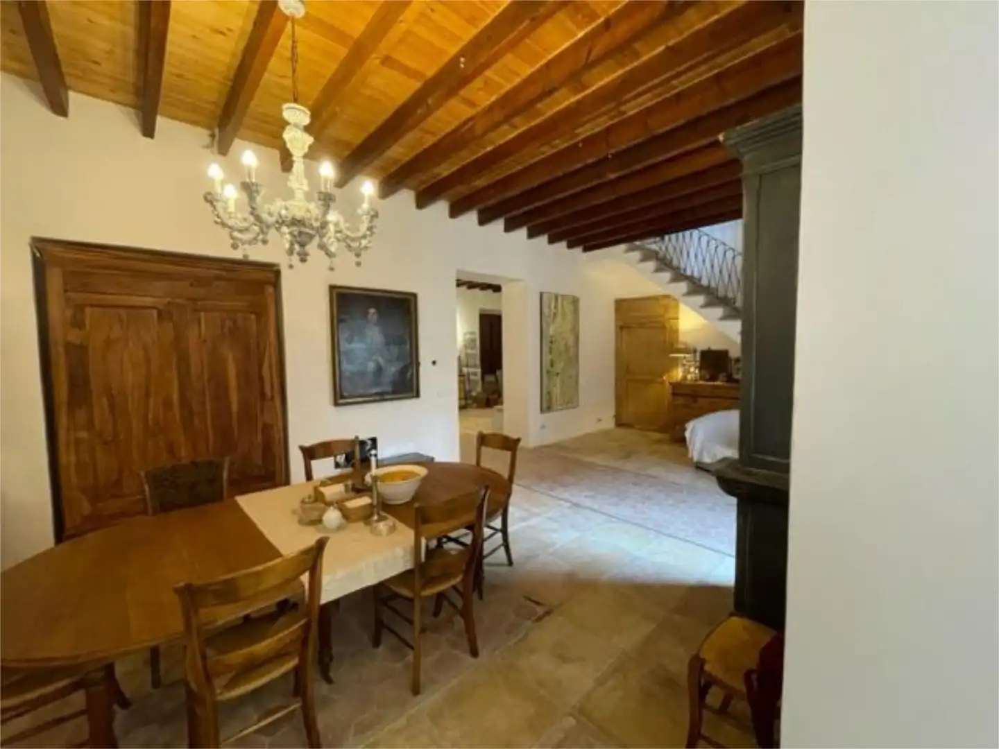 Dining room of Detached homes for sale in Porreres  with Air Conditioner, Terrace and Balcony