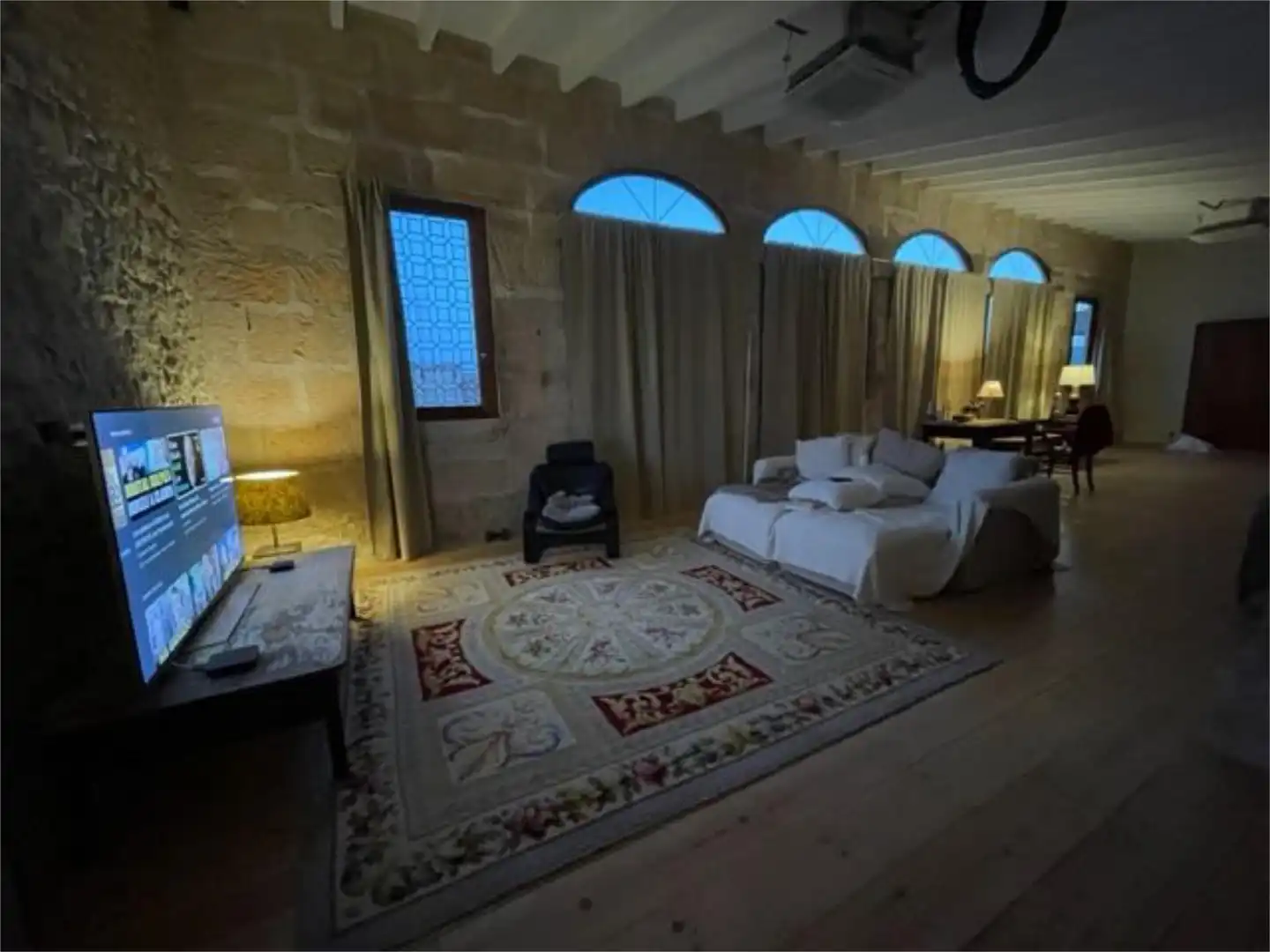 Living room of Detached homes for sale in Porreres  with Air Conditioner, Terrace and Balcony